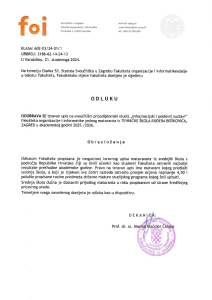 Fakultet organizacije i informatike